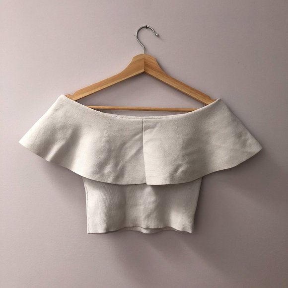 Aritzia Babaton white marek knit top (XS) - Picture 2 of 4